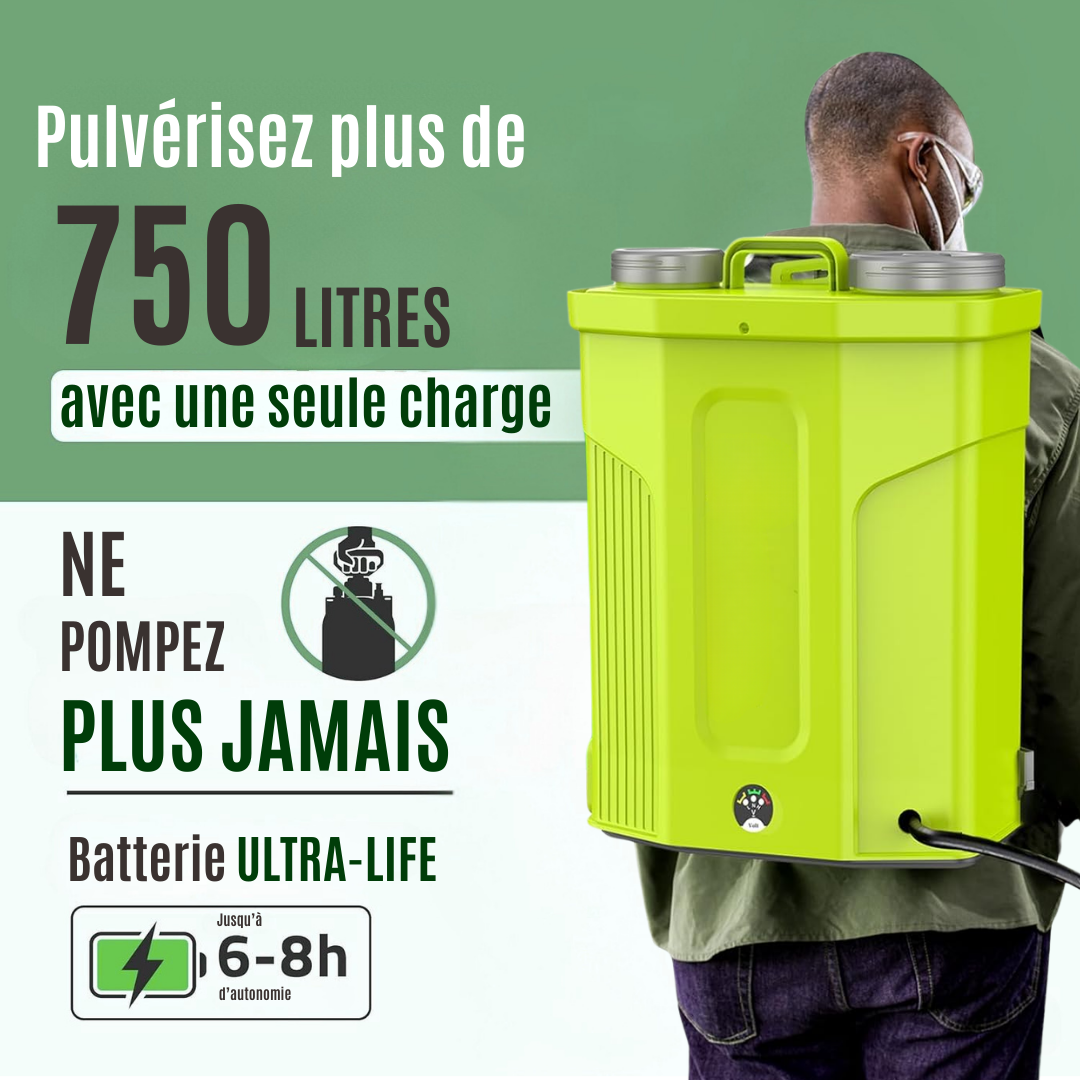 Pulvérisateur à dos à batterie 16 L