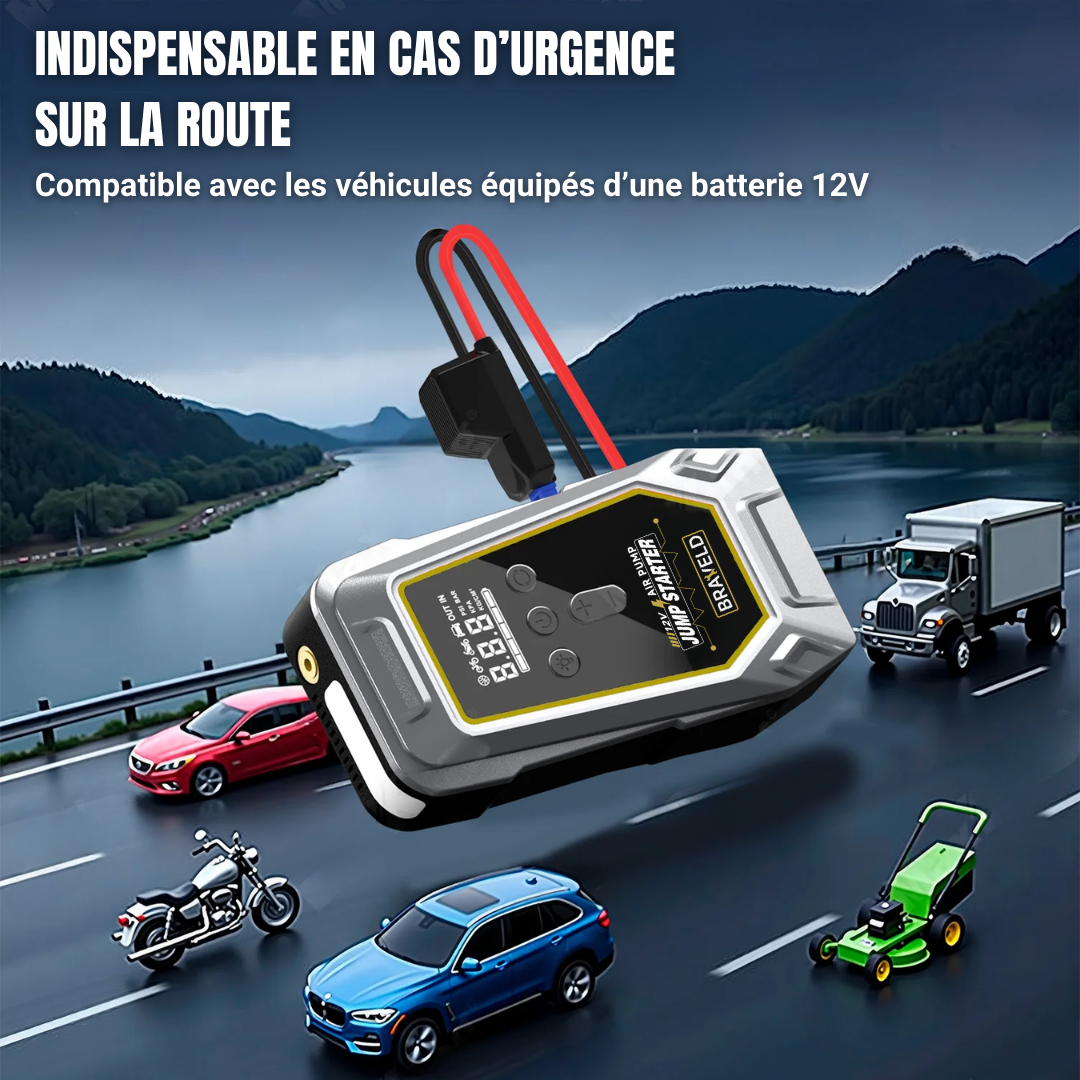 Booster de démarrage avec compresseur d’air