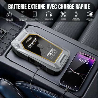 Booster de démarrage avec compresseur d’air