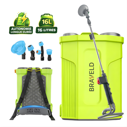 Pulvérisateur à dos à batterie 16 L