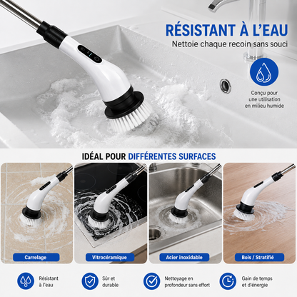 Brosse de Nettoyage Électrique