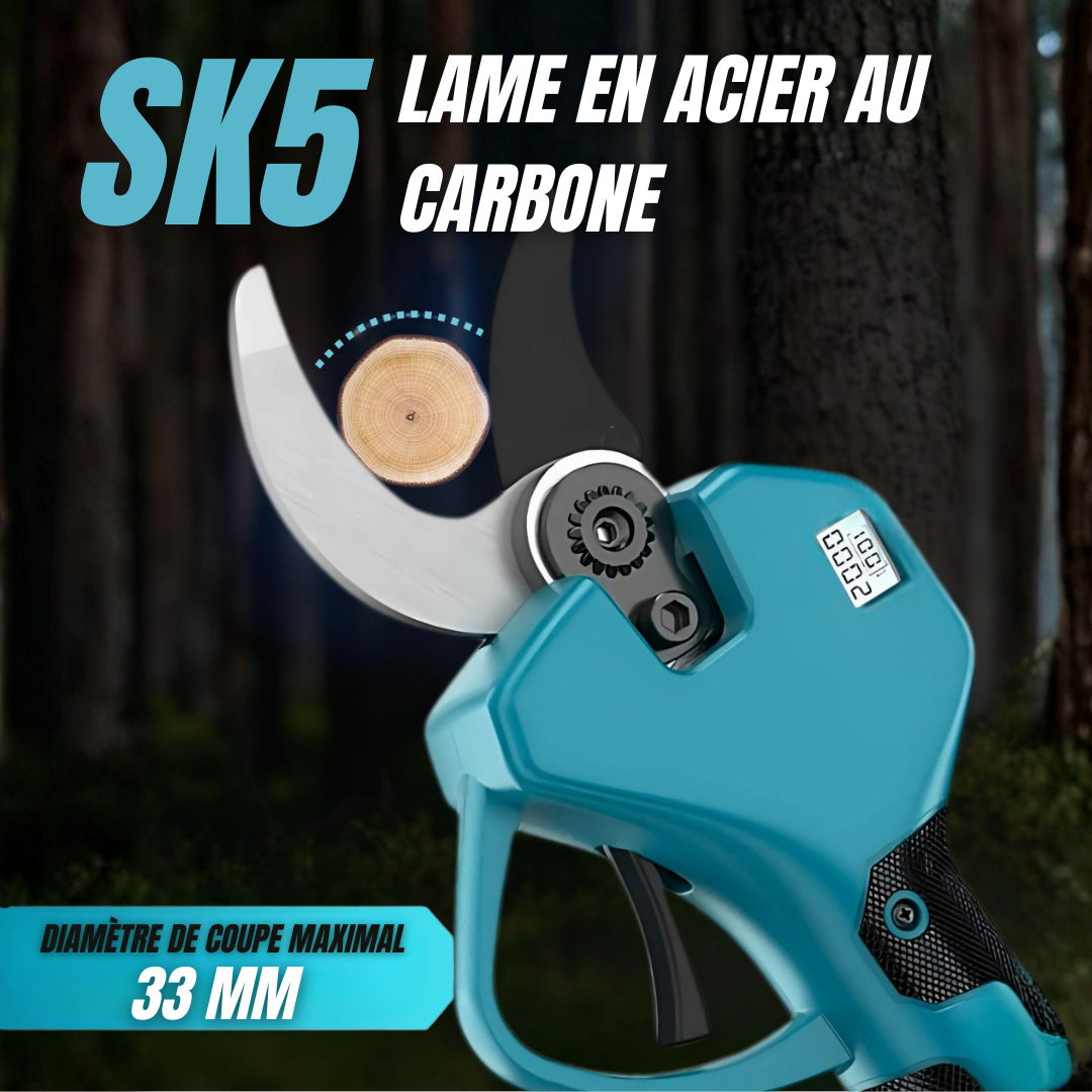 Lame en acier au carbone pour sécateur